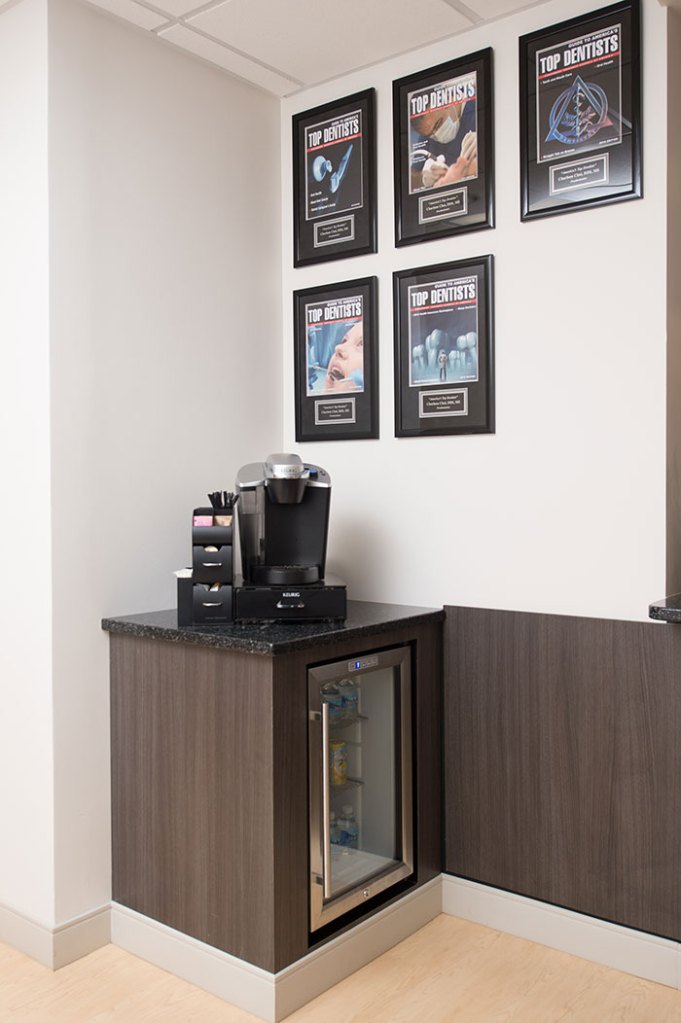 Office Refreshments at Premier Smiles in Fairfax VA