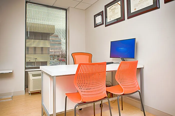 Patient Consultation Area at Premier Smiles in Fairfax VA