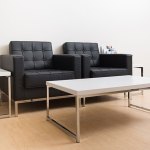 Waiting Area Couches at Premier Smiles in Fairfax VA