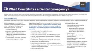 Emergency appointments information